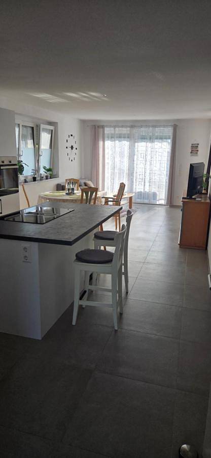 Ferienwohnung für 4 Personen, mit Balkon und Terrasse sowie Ausblick