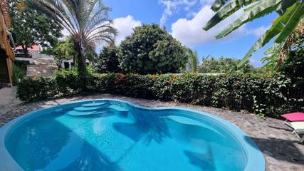 Chalet pour 4 personnes, avec jardin ainsi que vue et piscine, animaux acceptés sur l' Île de la Réunion