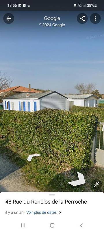 Gîte pour 6 personnes, avec vue dans Plage de La Perroche
