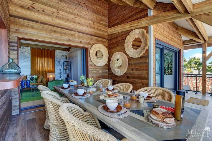 Gîte pour 6 personnes, avec piscine à L'Étang-Salé - 4