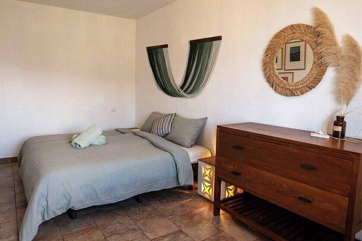 Spacious Apartment in Green Oasis | Casa Cocolores in Villaverde, La Oliva
