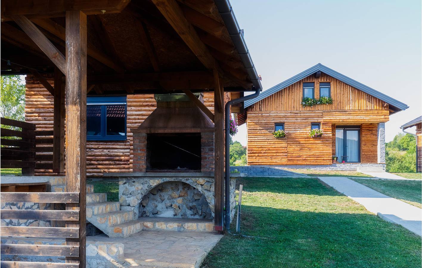 Ferienhaus für 4 Personen mit Terrasse in Slunj, Karlovac und Umgebung