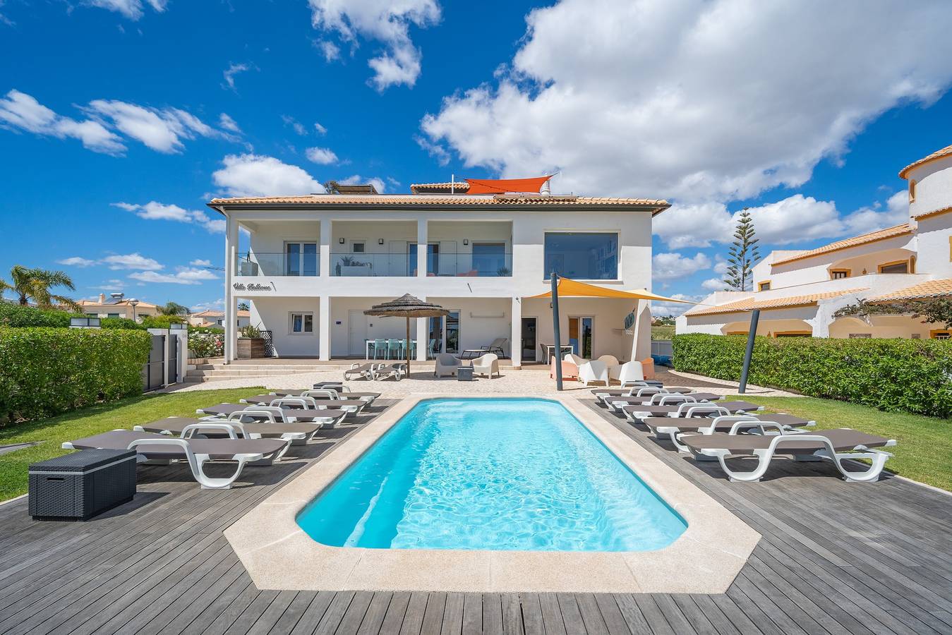 Villa 'Bellevue' with Sea View, Wi-Fi and Air Conditioning in Albufeira, Faro District