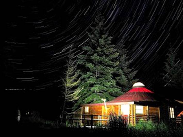 Camping voor 4 personen, met terras en whirlpool, met huisdier in Cascade Range