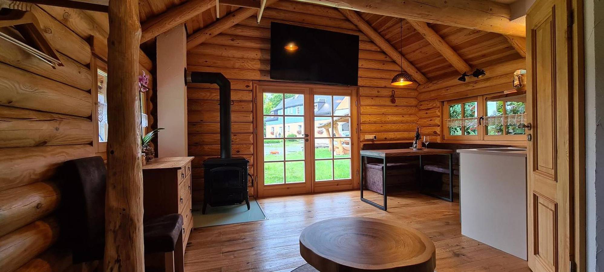 Chalet 'Am See' con Vista Montagna, Terrazza Privata e Wi-Fi in Bad Brambach, Chemnitz (region)