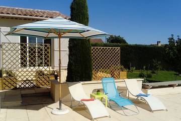 Gîte pour 4 personnes, avec jardin et piscine à Le Val