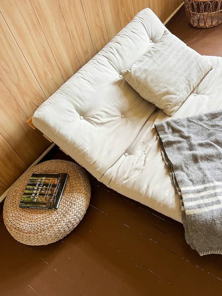 Bauernhof aus dem Jahr 1770 mit schwimmender Sauna am See in Drangedal