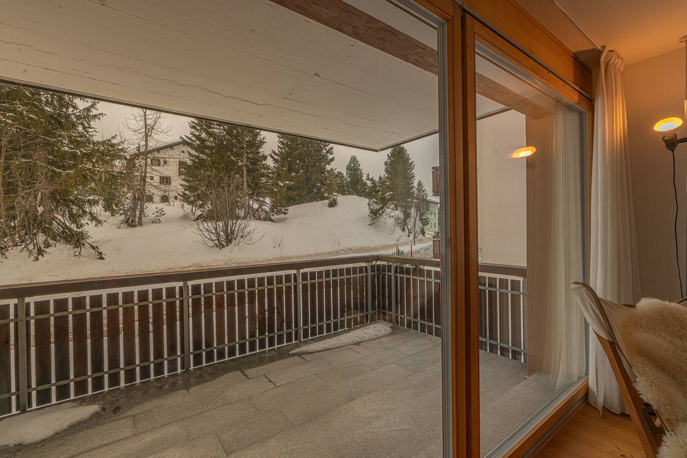 Appartement de vacances entier, Chesa Blaunca Maloja - with sunny balcony in Bregaglia, Engadine