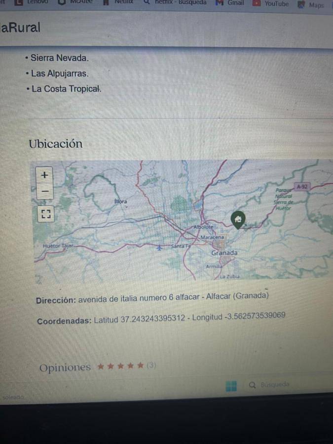 Location de vacances pour 12 personnes, avec Balcon et Terrasse ainsi que Jardin et Piscine à Alfacar - 3