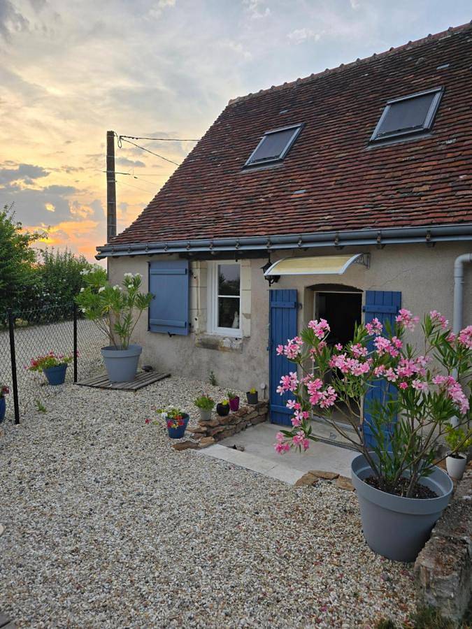 Maison de campagne pour 3 personnes, avec Terrasse ainsi que Jardin et Vue à Mouzay