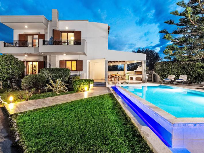 Ferienhaus für 6 Personen, mit Terrasse und Pool sowie Garten in Afantou - 2