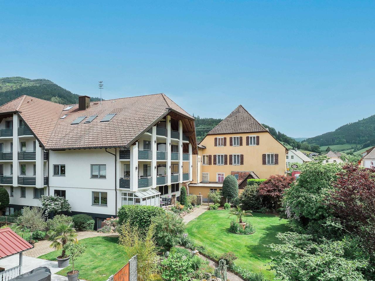 Ganze Wohnung, Ferienparadies Ochsen - Wohnung Nr. 14 - Rustikales Apartment, 35qm, 1 Wohn-/Schlafzimmer, max. 2 Personen in Simonswald, Südschwarzwald