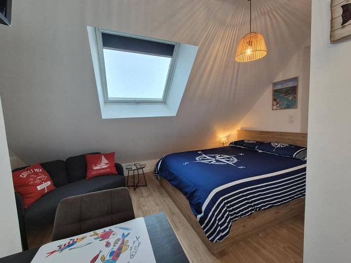 Ferienwohnung für 2 Personen, mit Terrasse und Garten sowie Ausblick