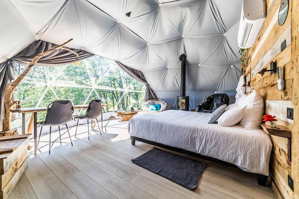 \"Clair de Lune\" – Luxury Dome 40 m² – Jacuzzi in La Dornac, Périgord Noir