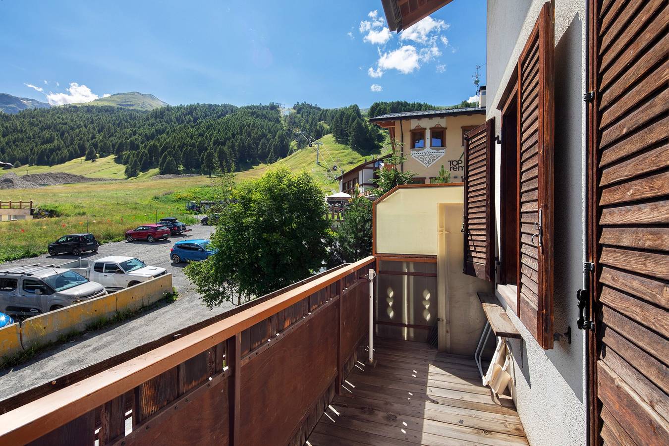 Ganze Wohnung, Ferienwohnung 'Appartamento Edelweiss' mit Bergblick, Gemeinschaftsgarten und Wlan in Livigno (Stadt), Livigno