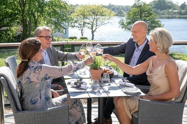 Hotel für 2 Personen, mit Terrasse und Garten sowie Seeblick und Ausblick