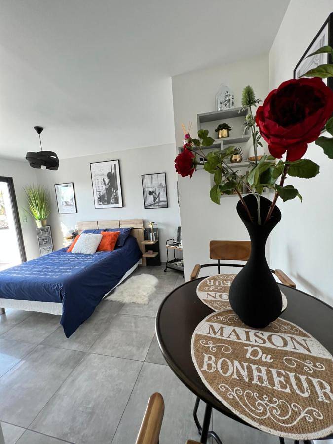 Chambre d’hôte pour 4 personnes, avec terrasse et vue