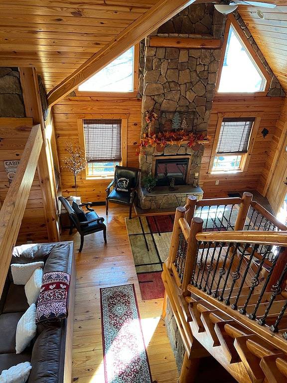 Blick auf die Berge - Blue Ridge - Tryon - Green River Highlands, Nc in Polk County NC