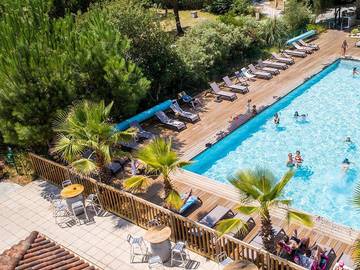 Lodge pour 3 personnes, avec bassin pour enfant, animaux acceptés dans les Landes