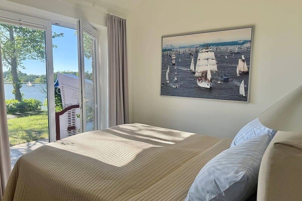 Freundliches 5* Ferienhaus am Schleiufer | Wlan | Sauna | Whirlwanne | Kaminofen in Kosel, Ostsee Schleswig-Holstein