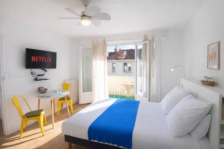 Gîte pour 3 personnes, avec balcon à Digoin