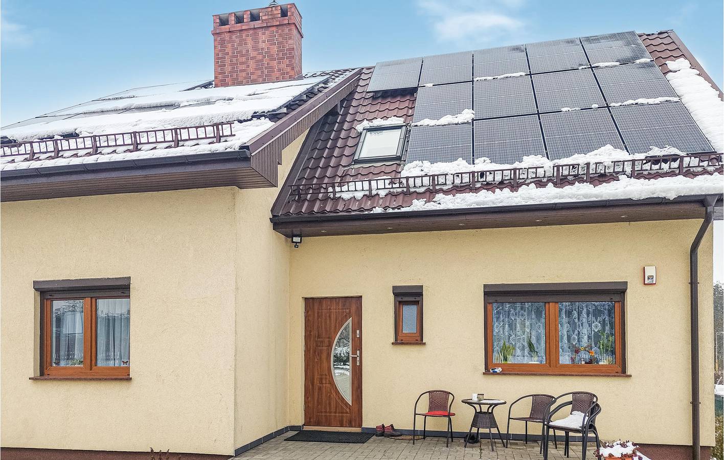 Ganze Ferienwohnung, Ferienwohnung für 8 Personen mit Terrasse in Westpommern