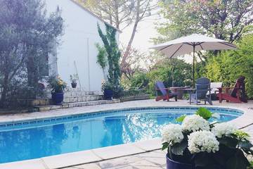 Location de vacances pour 9 personnes, avec jardin à Montferrier-sur-Lez