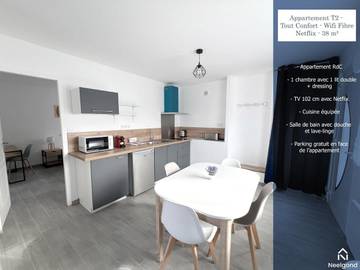 Gîte pour 2 personnes à Gond-Pontouvre