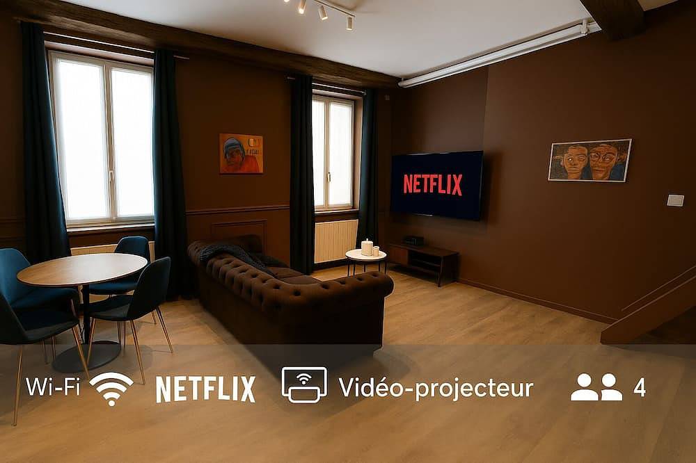 Apartamento entero, Visit Jazz in the heart of Vienna, with a video projector just like at the movies! Hypercentre in Vienne (Isère), Región de Vienne
