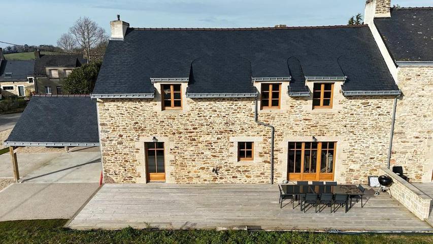 Maison de vacances pour 10 personnes, avec terrasse et jardin