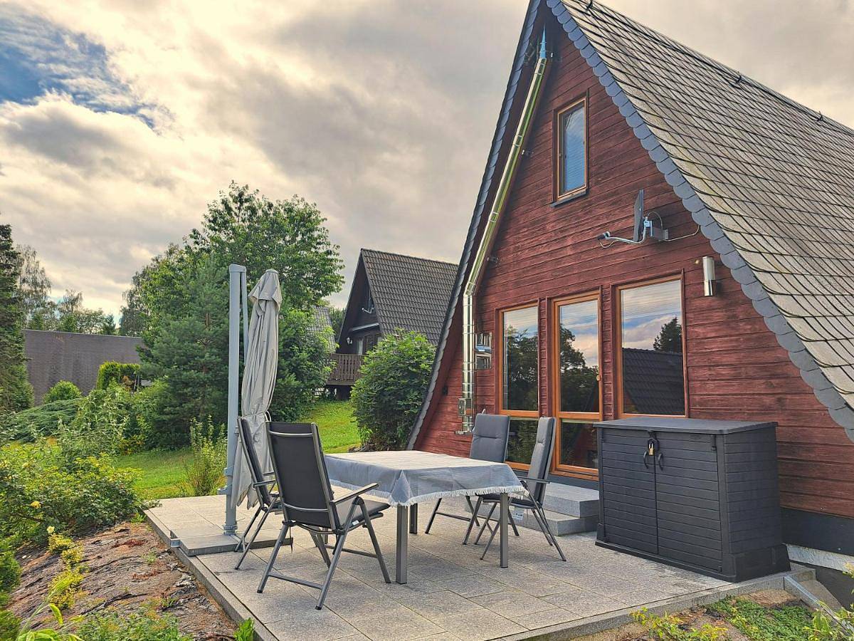 Finnhütte Wagner - Urlaub am Thüringer Meer in Saaldorf, Bad Lobenstein