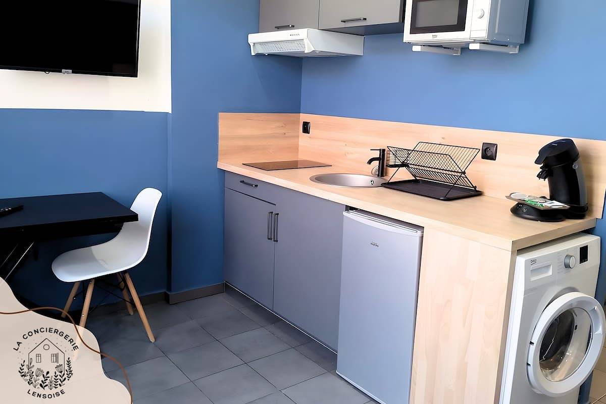 Appartement entier, Appartement de vacances pour 3 personnes avec jardin in Lens, Région de Lens