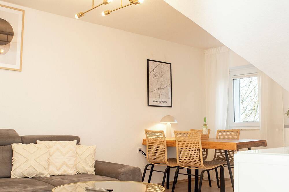 Ganze Wohnung, Design:Suite am Festspielhaus in Recklinghausen Nord in Recklinghausen, Kreis Recklinghausen