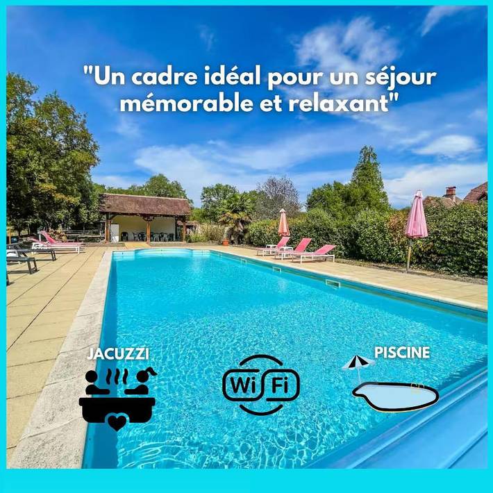 Casa de vacaciones para 24 personas, con piscina además de jardín y jacuzzi, Familias con niños - 1