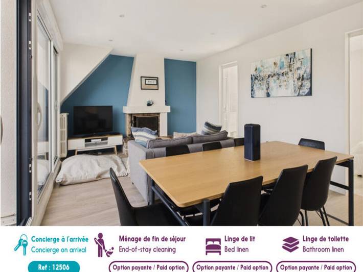 Gîte pour 8 personnes, avec balcon dans Plage Bonne-Source - 3