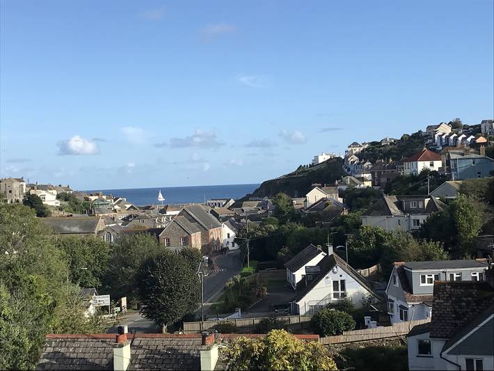 Holiday home for 8 people, with garden and ocean view, child-friendly in Mevagissey