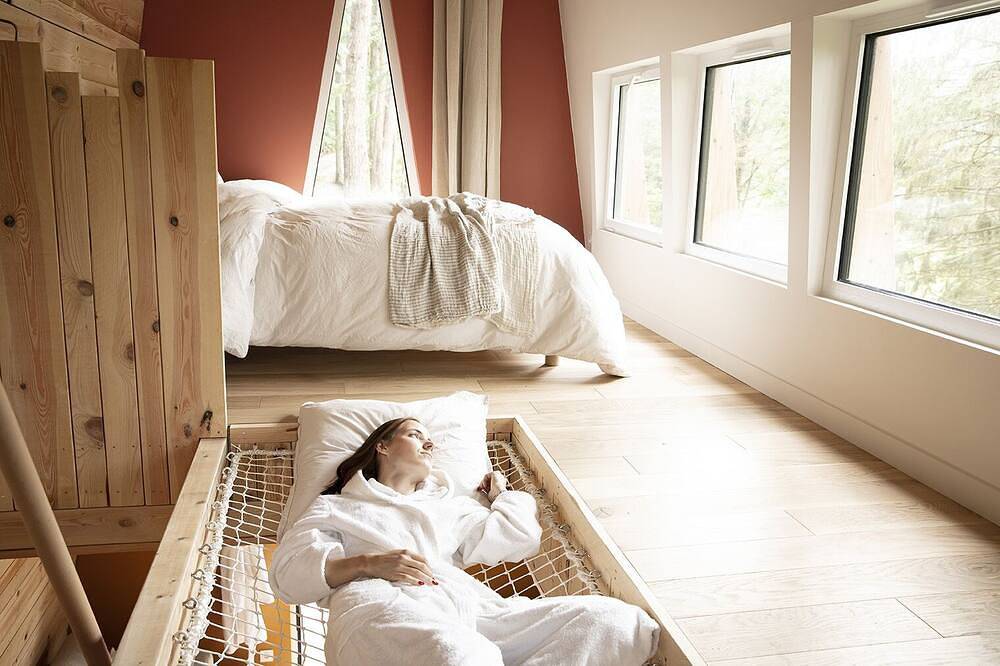 Cabin on stilts with private spa in the forest in Hardelot Plage, Neufchâtel-Hardelot