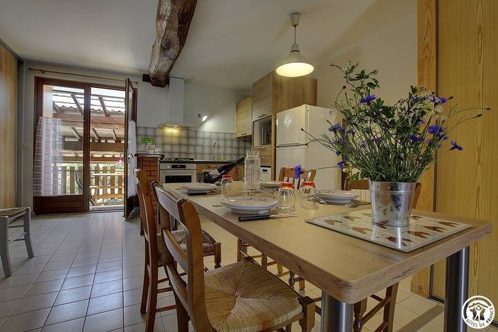 Gîte pour 7 personnes, avec jardin et terrasse