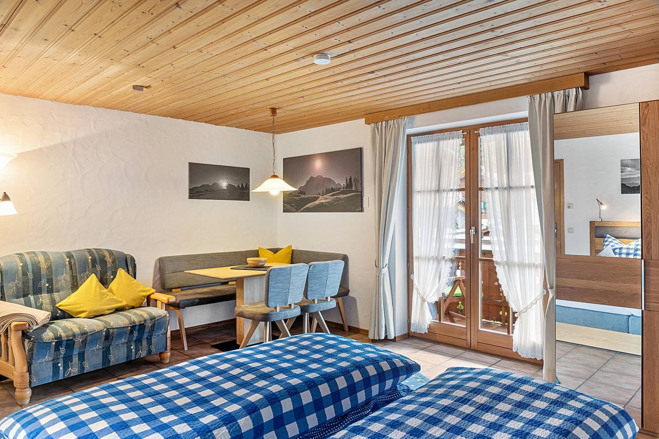 Ganzes Studio, Studio 'Burgberg' mit Bergblick, Balkon und Wi-Fi in Mittenwald, Bayerische Alpen