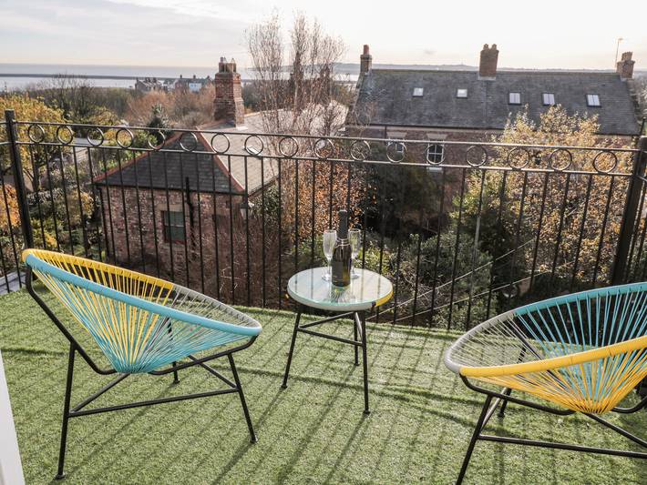 Apartamento entero, Apartamento de vacaciones para 6 personas con balcón in Tynemouth, North Tyneside