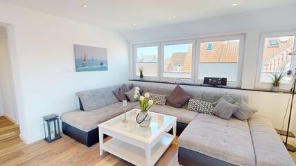 Ferienwohnung für 6 Personen, mit Balkon und Sauna sowie Garten in Grömitz