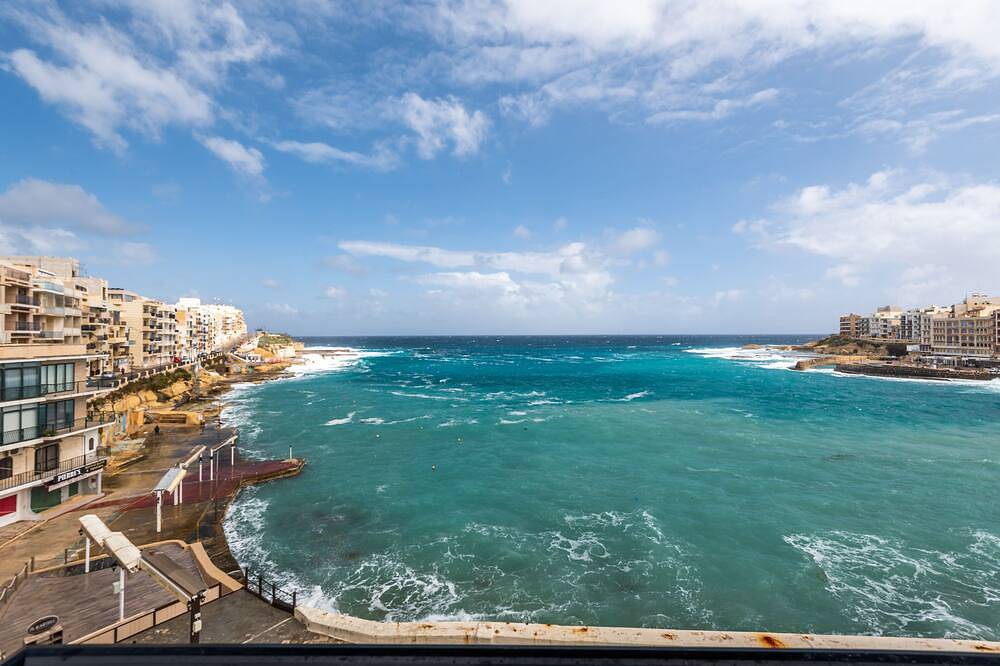 Ganze Wohnung, Phantastischer Meerblick von diesem Apartment für 2 Pers m. Balkon in Marsalforn in Marsalforn, Zebbug