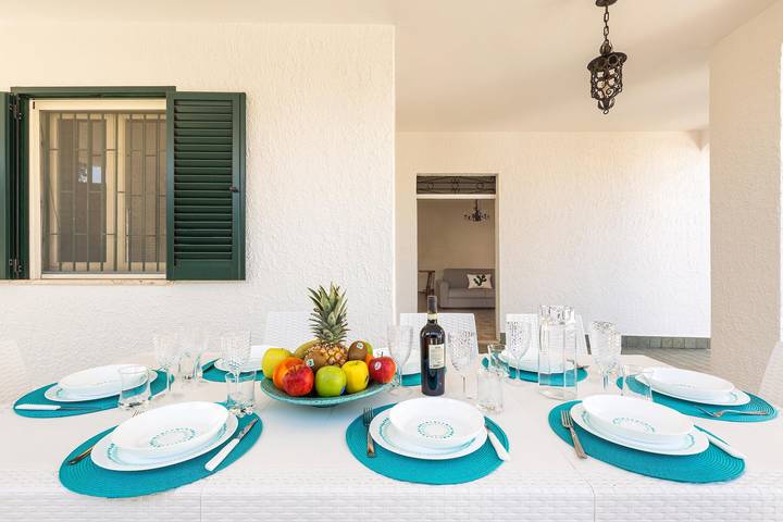 Maison d’hôte pour 10 personnes avec jardin in Campomarino di Maruggio, Campomarino (Pouilles)