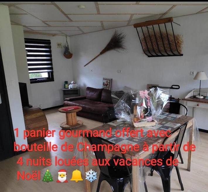 Location de vacances pour 4 personnes, avec vue et jardin à Brailly-Cornehotte