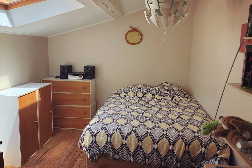 Haus mit Garten in Trentemoult, typisches Dorf entlang der Loire in Rezé, Nantes und Umgebung