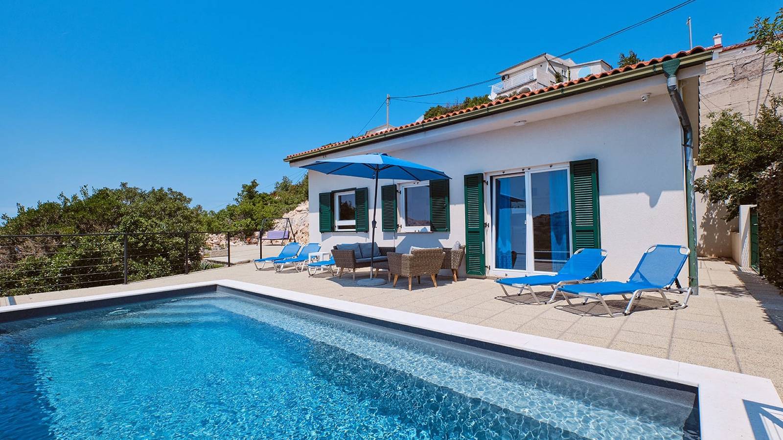 Villa Vissum with pool&sea view by Villas Guide in Jablanac, Naturpark Velebit