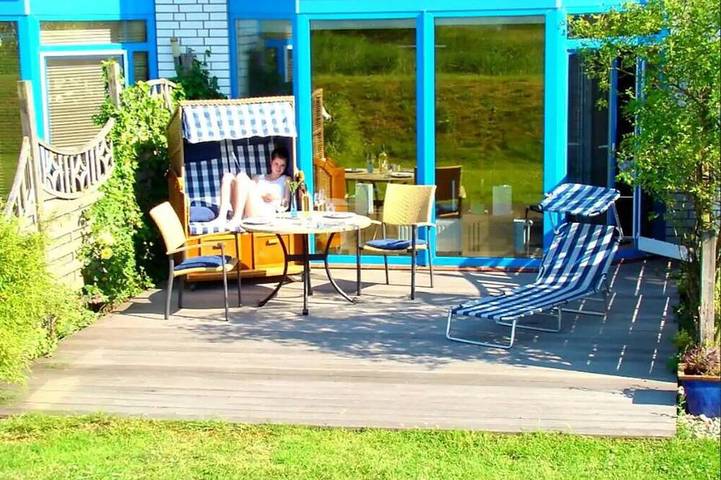 Ferienwohnung für 4 Personen, mit Garten und Terrasse, mit Haustier