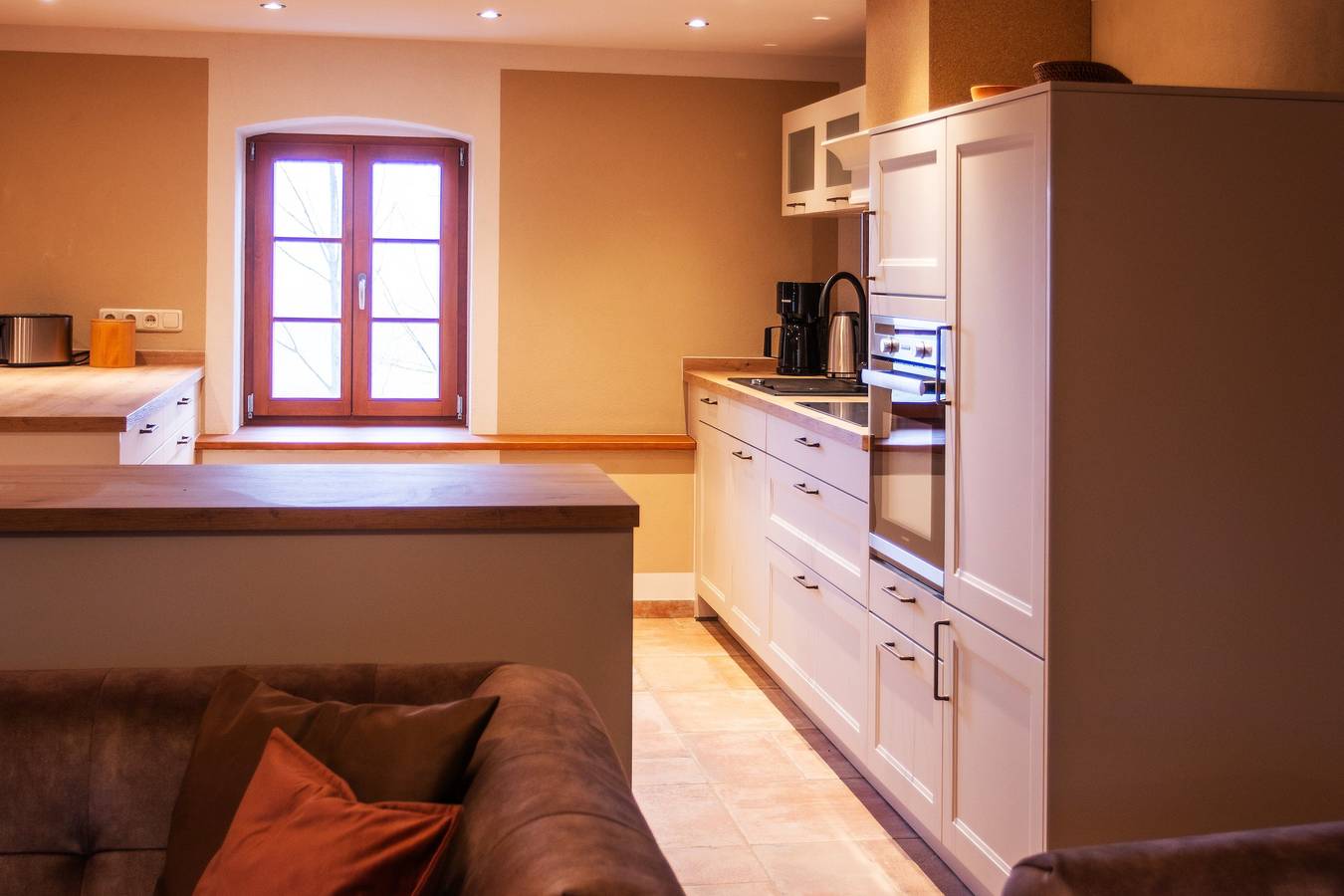 Ganze Wohnung, Ferienwohnung 'Fewo Hohe Liebe' mit Bergblick und Gemeinschaftsterrasse in Rathmannsdorf, Elbsandsteingebirge