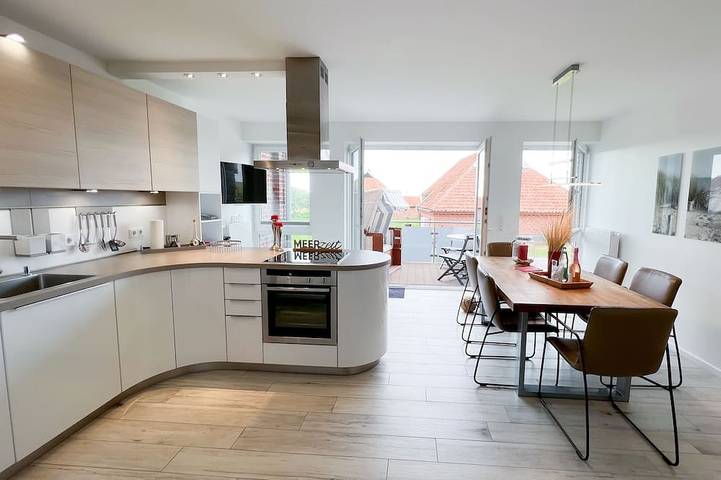 Ferienwohnung für 6 Personen, mit Balkon auf den Ostfriesische Inseln