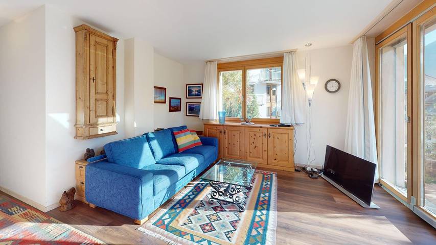 Ferienwohnung für 5 Personen, mit Garten und Sauna sowie Ausblick in Samedan - 2